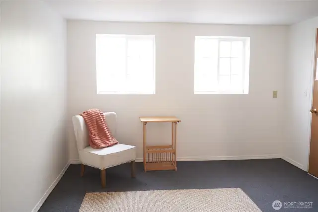Bonus room in the basement