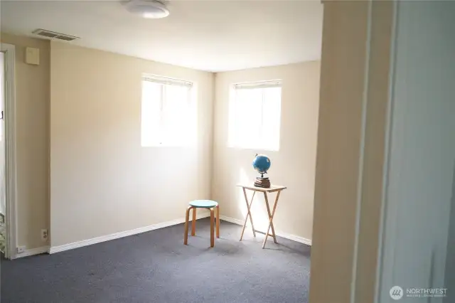 Bonus room in basement