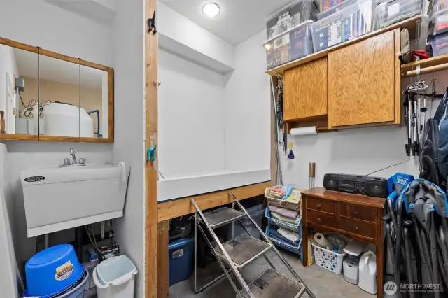 Utility Rm w/ Dog Shower
