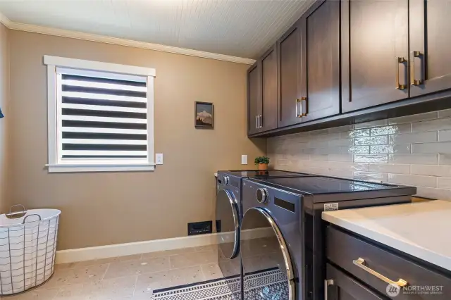Very large laundry room.