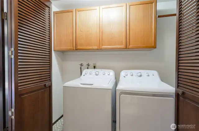 Washer/Dryer on the main level .