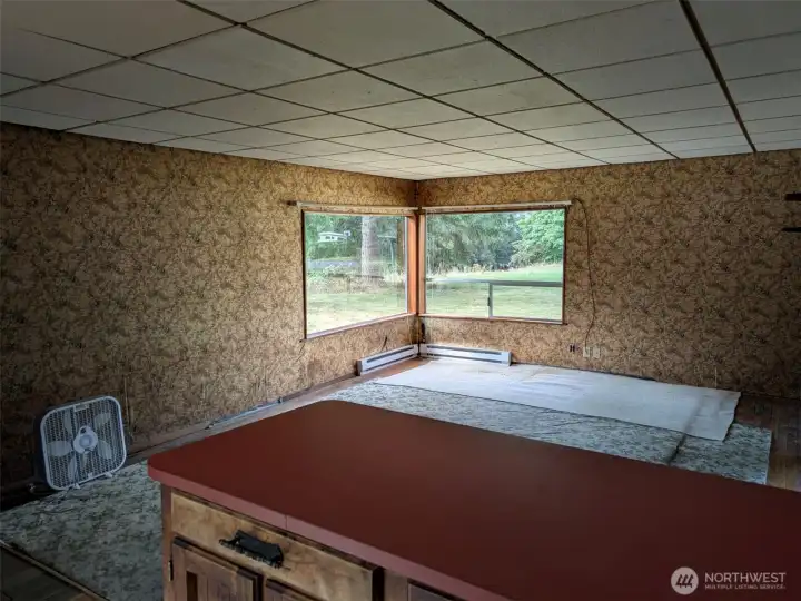 Towards living area