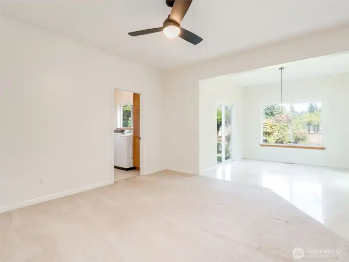 Family Room Open to Kitchen