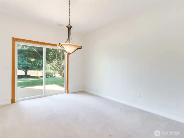 Formal Dining Room w/Slider to Deck