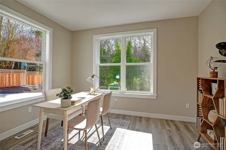 Large main floor office space.