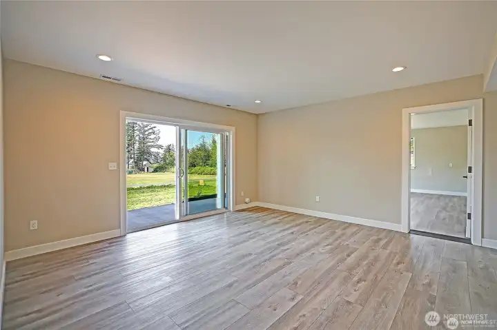 Downstairs living room.