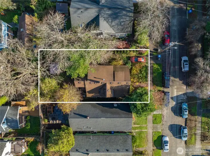 Great lot, with curb cut.