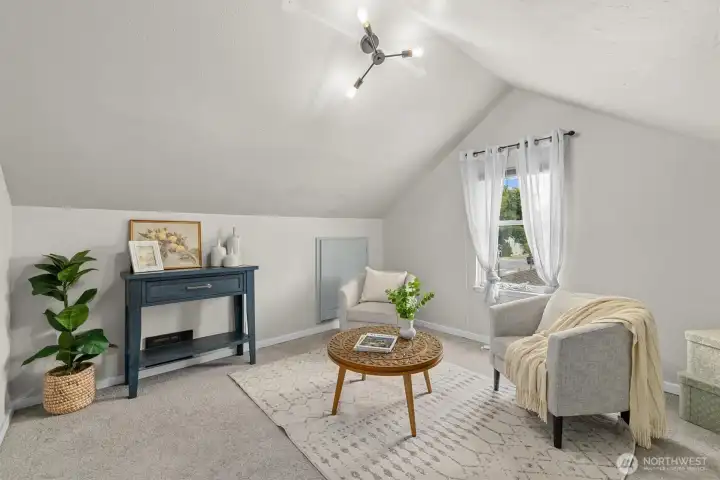 Here is the space off of the primary bedroom. There is so much you can do with this space. How would you make it your own?