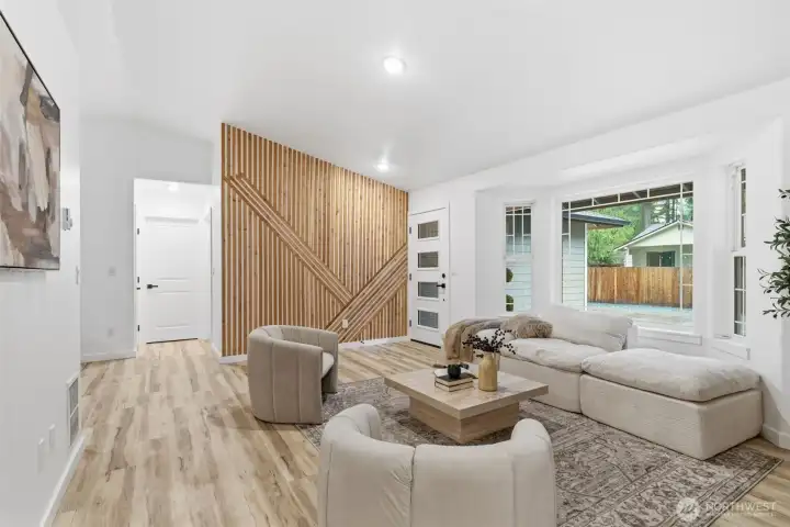 Modern, custom design elements make this home a one of a kind in Clearwood!