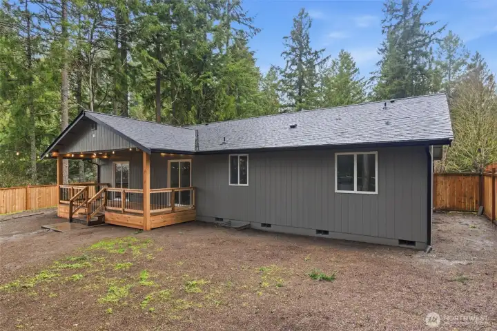 Another view of the back of the house