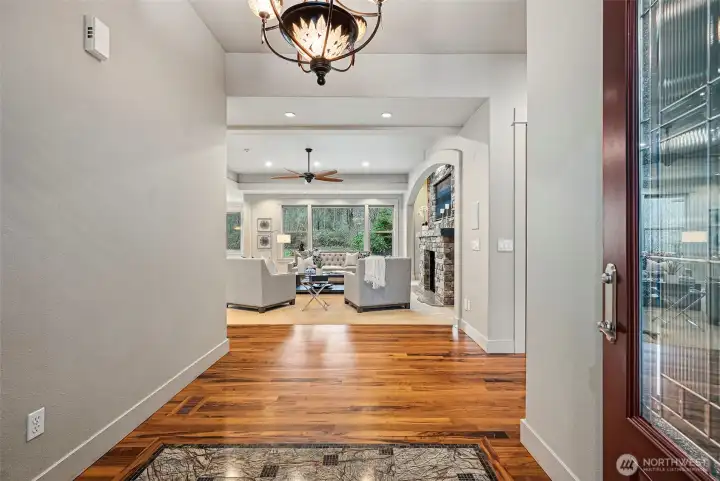 Beautiful JUST Refinished Tigerwood Floors Captivate!