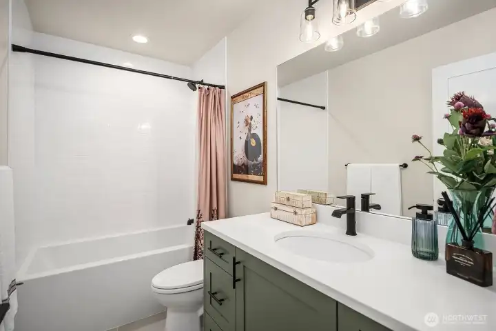 Second floor full bath