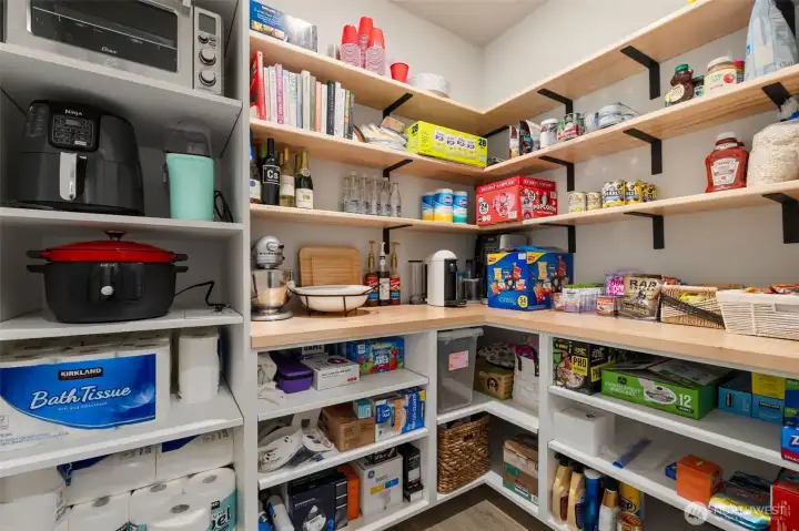 Custom built pantry!