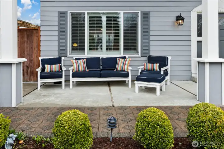 Inviting front porch