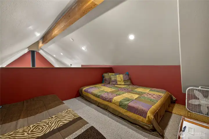 2nd Loft accessed through bedroom
