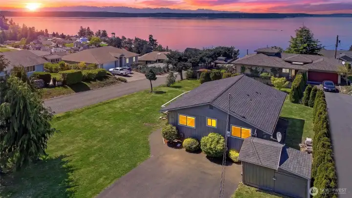Welcome home to your charming home on the West side of Camano Island.