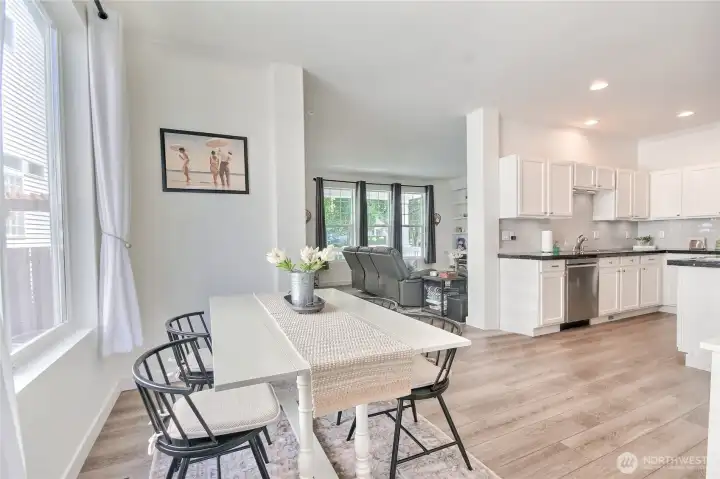 Very open floor plan-it flows so nicely!