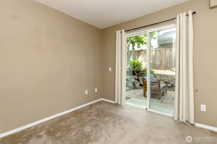 Bedroom at lower level