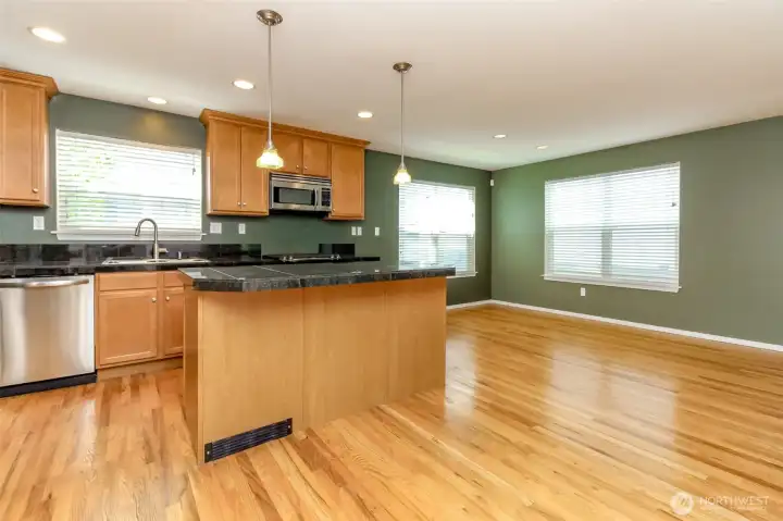 Kitchen on main level