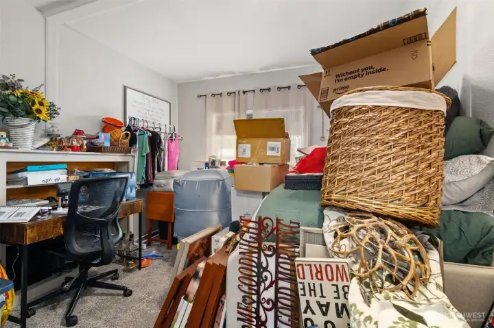 Bedroom 3 used for storage