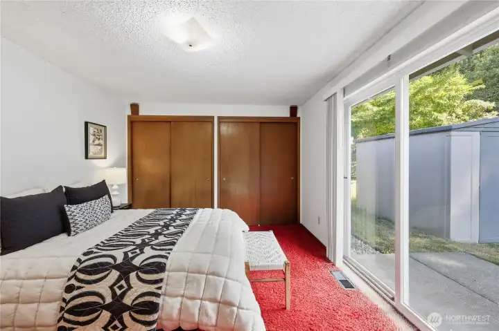 Primary with double closets
