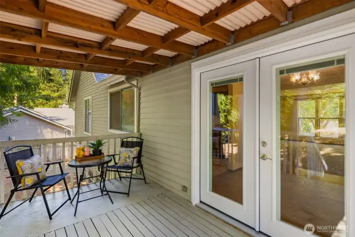 Covered Back Deck
