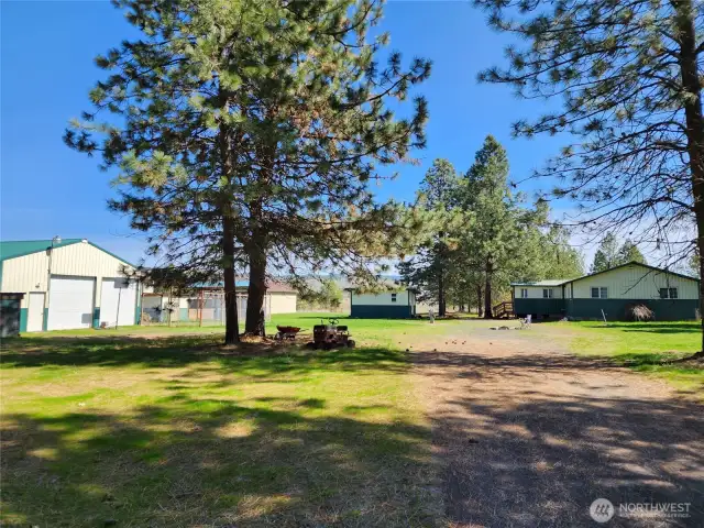 View of the structures as you enter into the property.
