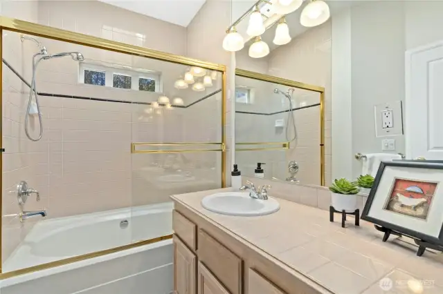With Shower and Skylight
