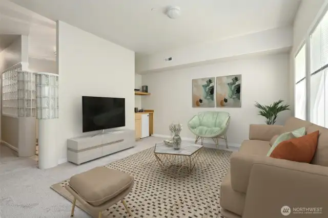 Additional Sitting Area on Lower Level
