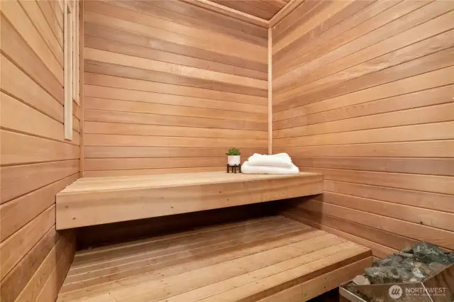 ....and Sauna