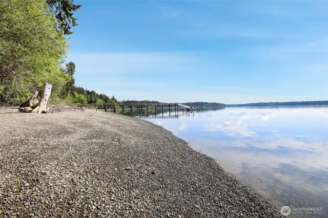 Private beach with tideland rights