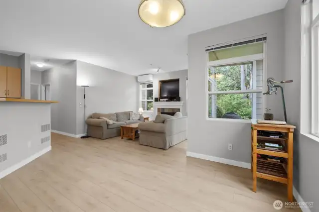 Open floor plan for easy flow living.
