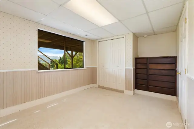 Bedroom 3 with built-in dresser