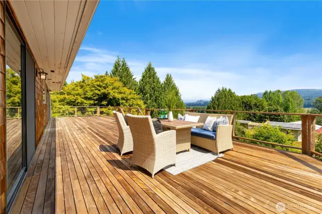 Imagine evenings enjoying the valley view.