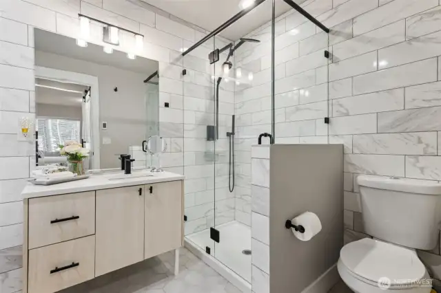- Including large step-in shower