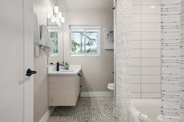Main floor hall bathroom
