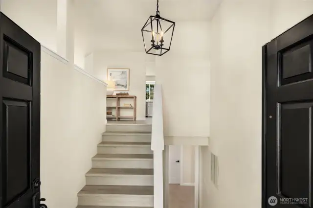 Enter into a beautifully remodeled home.