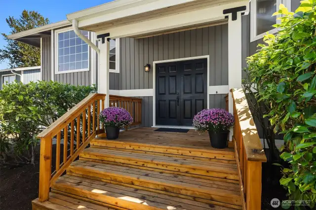 Newer front entry.