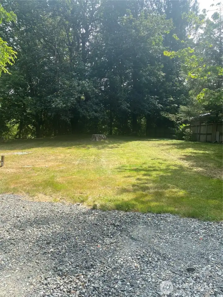 This lot previously had a manufactured home on it.