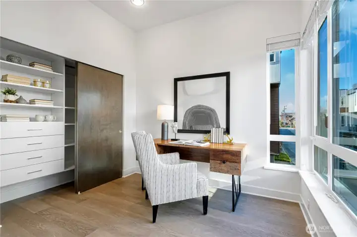 Main floor bedroom/office