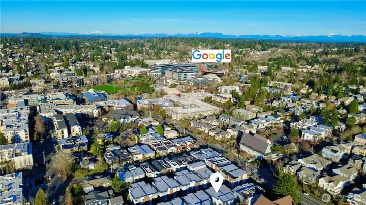 walking distance to Google compus