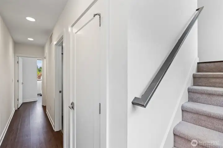 Guest bedroom on lower level-great separation from Primary!