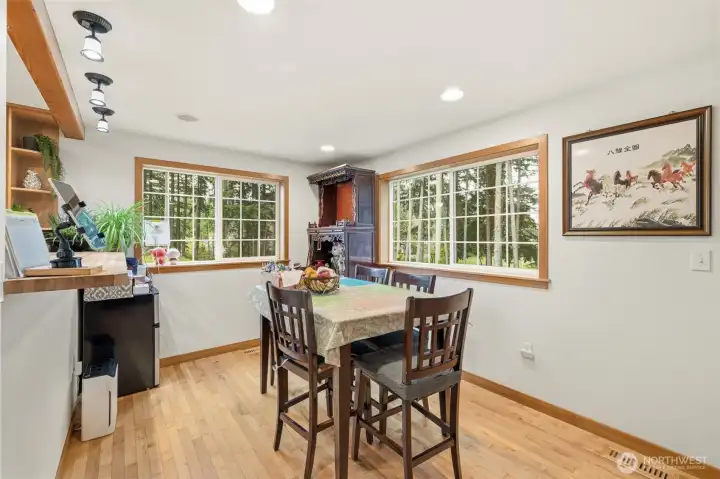 Small Dining Room off of the Kitchen.