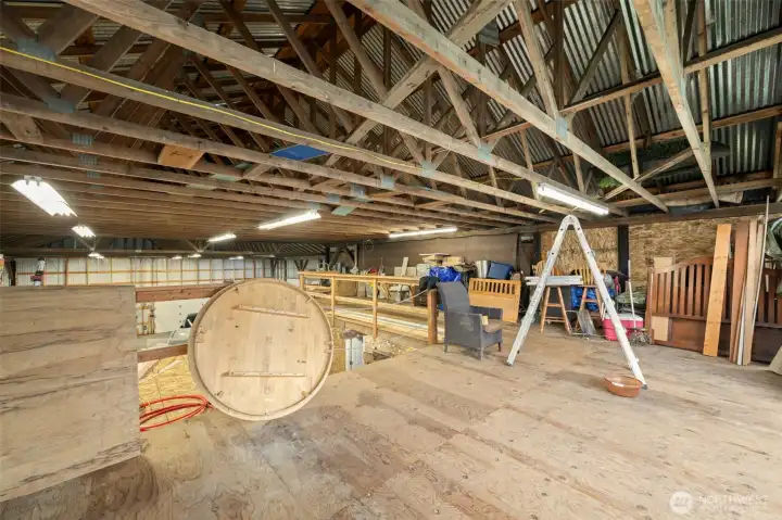 Plenty of Storage Space on the Loft.
