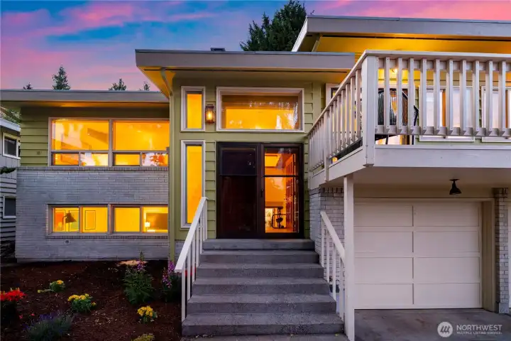 Split level entry.