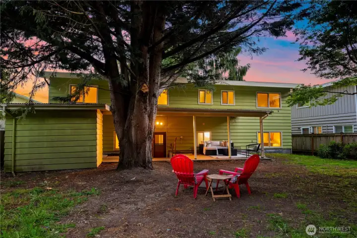 Lots of room for your imagination in the backyard.