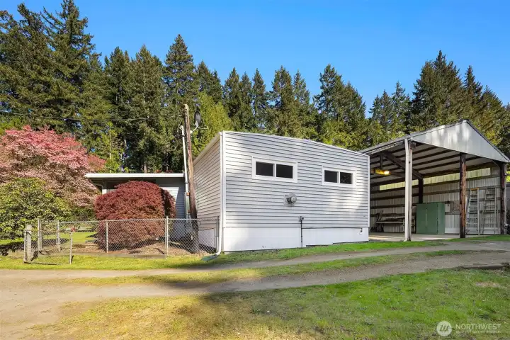 Classic 1967 Manufactured Home with Giant Carport.  Mature Landscape