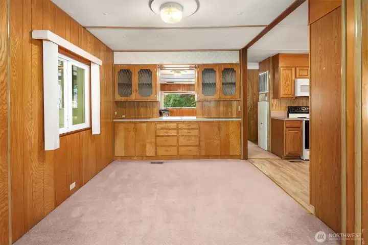 Bar Setup, Storage, and room for the record player