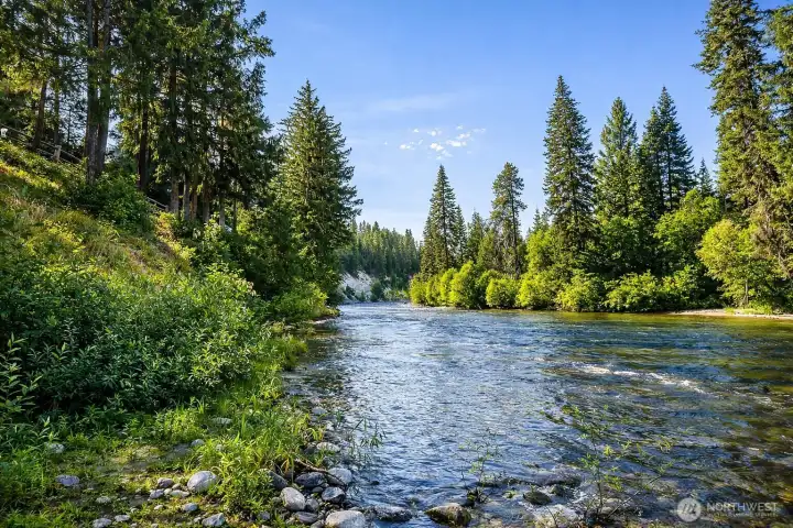 River Along Property Boundary