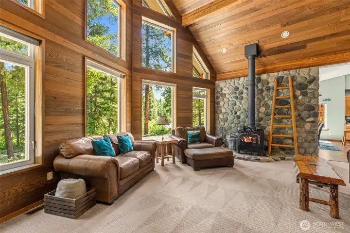 Great Room with Floor-to-Ceiling Windows